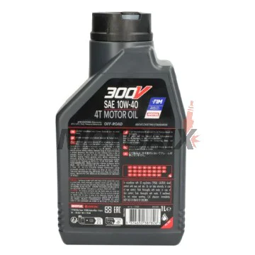 Motorový olej -MOTUL- 300VROFF 10W40 1L 112558, 10W40, plná syntetika + ester, 1L