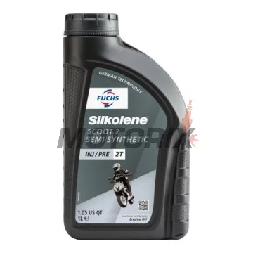 2taktní olej -SILKOLENE- SCOOT, 2T, polosyntetika, 1L