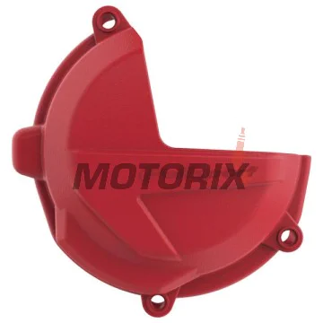Chránič víka spojky -POLISPORT- červený, BETA RR, XTRAINER 250/300 2018-2023