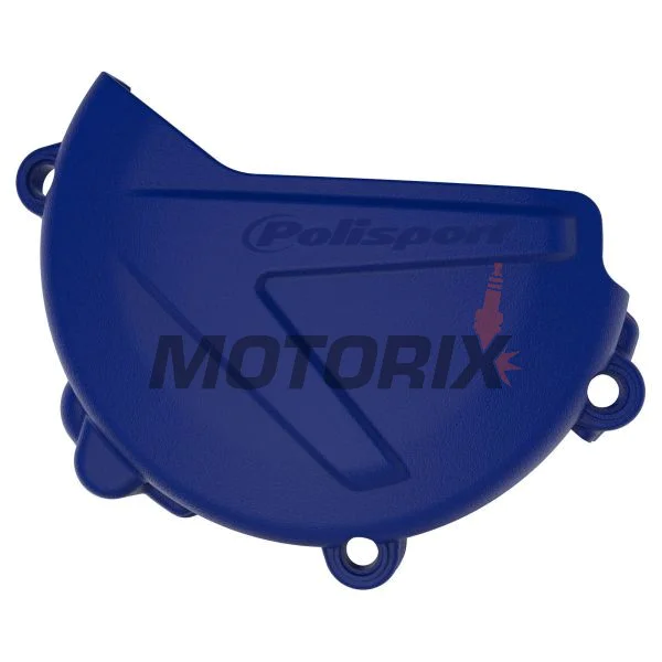 Chránič víka spojky -POLISPORT- modrý, YAMAHA YZ 125 2008-2023