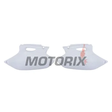 Zadní boční plasty -POLISPORT- bílé, YAMAHA YZ 250 2001-2002