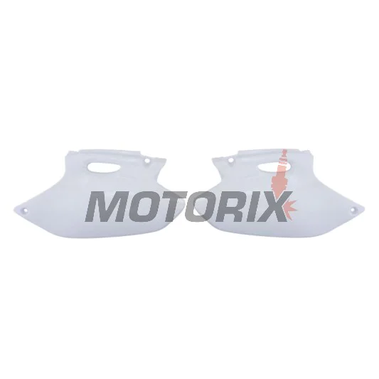 Zadní boční plasty -POLISPORT- bílé, YAMAHA YZ 250 2001-2002