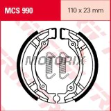 Brzdové čelisti -TRW- MCS990, 110x23mm, PGO Big Max 50/50S Comet50 Galaxy50/90 PM-X50/110 PS50 Super Fifty SYM Husky125 Suzuki AH100 Address TR50S Street Magic UG110 Hokuto