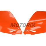 Zadní boční plasty -POLISPORT- oranžové, KTM EXC, SX 125-300 2001-2003