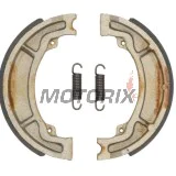 Brzdové čelisti -TRW- MCS953, 130x28mm, Aprilia Scarabeo 100 (2000), MBK Ovetto/Nitro 100 (2000-2003), Peugeot Tweet 125/150 (2010), Sachs Roadster 125 (2000-2003), Yamaha BW’s/Ovetto/Aerox 100 (1999-2003), DT 80 (1981-1997), RD 125 (1982-1984), SR/XV