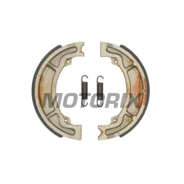 Brzdové čelisti -TRW- MCS953, 130x28mm, Aprilia Scarabeo 100 (2000), MBK Ovetto/Nitro 100 (2000-2003), Peugeot Tweet 125/150 (2010), Sachs Roadster 125 (2000-2003), Yamaha BW’s/Ovetto/Aerox 100 (1999-2003), DT 80 (1981-1997), RD 125 (1982-1984), SR/XV