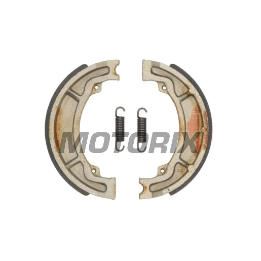 Brzdové čelisti -TRW- MCS953, 130x28mm, Aprilia Scarabeo 100 (2000), MBK Ovetto/Nitro 100 (2000-2003), Peugeot Tweet 125/150 (2010), Sachs Roadster 125 (2000-2003), Yamaha BW’s/Ovetto/Aerox 100 (1999-2003), DT 80 (1981-1997), RD 125 (1982-1984), SR/XV