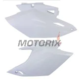 Zadní boční plasty -POLISPORT- bílé, YAMAHA WR 450 2012-2015