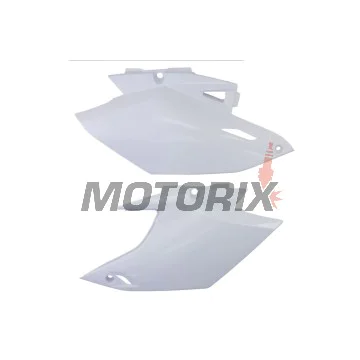 Zadní boční plasty -POLISPORT- bílé, YAMAHA WR 450 2012-2015