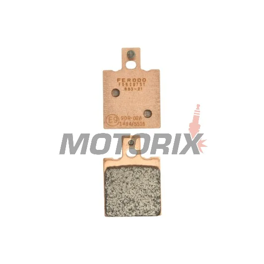Brzdové destičky -FERODO- FDB207ST, Aprilia RS 50/125/250, AF1 125, Tuareg 125/350, Ducati Monster 600/900/1000, 916, SS 750/900, Cagiva Mito 125, Raptor 650, Elefant 750, KTM GS 125/500, MX 125/500, Moto Guzzi California 1100, Daytona 1000, V11 1100, Hus