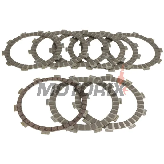 Sada spojkových lamel -TRW- MCC319-9, Suzuki GSX-R 600 (1997-2005), Triumph Daytona 600/675, Speed Four 600, Street Triple 675/R/RX, TT 600, Tiger 800/XC/XCX/XCA (2000-2020)