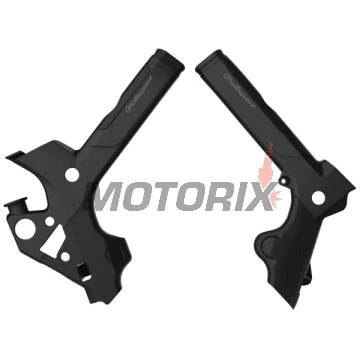 Chrániče rámu -POLISPORT- černé, GAS GAS EC, XC 200-350 2018-2020