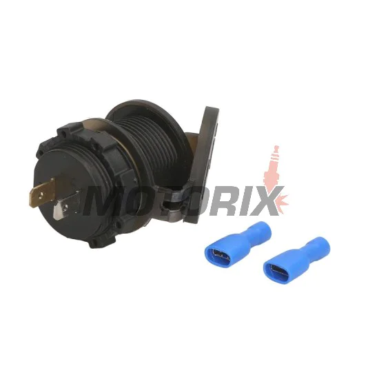 Adaptér, zapalovač cigaret -4 RIDE- 12V, 3.6A, USB 3.0 + PD (Power Delivery - type C), voltmetr, 2 pinů - univerzální