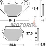 Brzdové destičky -BREMBO- 07KS0432, Alfer 250/Aprilia Tuareg 350-600/Buell 1200/Gas Gas 80-125/Husaberg 350-600/Husqvarna 125-510/Kawasaki 125-650/KTM 125-600/Kymco 50-125/SYM 125/Suzuki 50-125/Yamaha 125 (1978-2009)