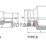 Vložka spojky skútru -TOPTUL- 34mm, Piaggio, Peugeot, Honda, Kymco