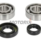Sada ložisek a gufer klikové hřídele -HOT RODS- KTM 50 SX (06-08); 50 SX PRO JR (04-08); 50 SX PRO SR (04-05)