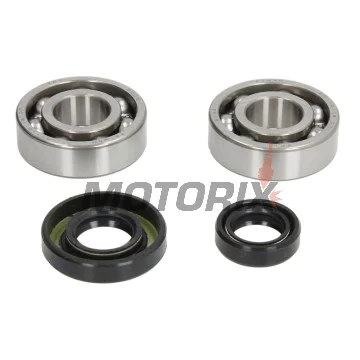 Sada ložisek a gufer klikové hřídele -HOT RODS- KTM 50 SX (06-08); 50 SX PRO JR (04-08); 50 SX PRO SR (04-05)