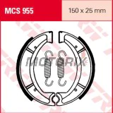 Brzdové čelisti -TRW- MCS955, 150x25mm, Yamaha DT 250MX (1977-1982); SR 500 (1984-1999); XT 500/550/600Z Tenere (1982-1989); YZ 490 (1982-1987)