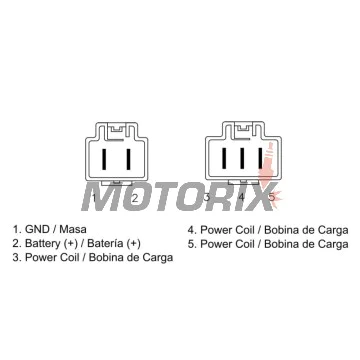 Regulátor dobíjení -DZE- regulátor dobíjení, 12V, 50A, HONDA NT 700 2006-2011