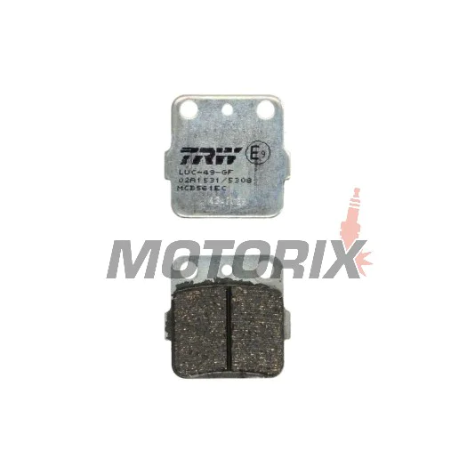 Brzdové destičky -TRW- MCB561EC, Honda CR/CRF/TRX 80-420 1992-2020; Kawasaki KFX/KX 65-450 1987-2020; Suzuki LT/RM 65-500 1987-2008; Yamaha Grizzly/Raptor/YFZ/YZ 80-660 1989-2020