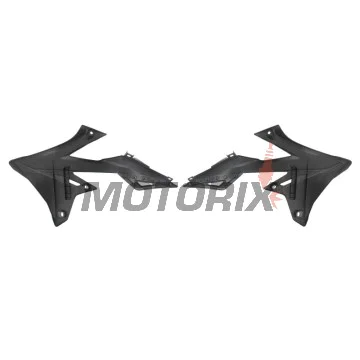 Přední boční plasty -POLISPORT- černé, SUZUKI RM-Z 250/450 2018-2023