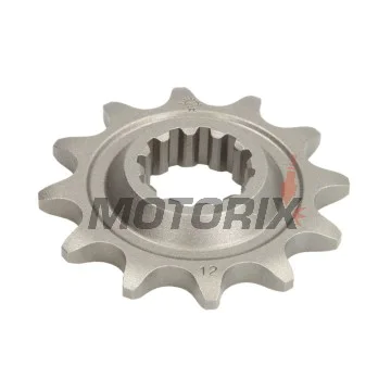 Přední pastorek -JT- JTF824,12, 12 zubů, Husqvarna CR 125/250 2000-2005, SM 450 2005-2010, SM 510 2004-2010, SM 530 2008-2009, SM 570 2001-2004, SM 610 1998-2010, SM 630 2010, SMR 450 2003-2010, SMS 630 2010-2011, TC 250 2002-2008