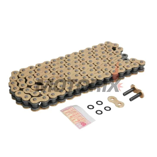 Řetěz -DID- 525VX3G&B-116, velikost 525, 116 článků, zesílený, zlatá/černá