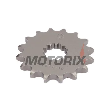 Přední pastorek -JT- JTF517,16, 16 zubů, Kawasaki GPZ 750 1985-1988, GPZ 900 1984-1994, ZR 1100 1992-1997, ZX 1100 1993-2001, ZX-12R 1200 2000-2005, ZX-14R 1400 2006-2020, ZZR 1100 1993-2001, ZZR 1200 2002-2005, ZZR 1400 2006-2019