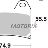 Brzdové destičky -BREMBO- 07BB1907, Aprilia/BMW/Ducati/KTM/Moto Guzzi/Yamaha/Suzuki/Husqvarna/Benelli/Cagiva/MV Agusta 250-1200cc (1990-2010)