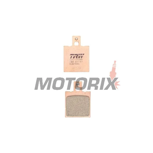 Brzdové destičky -TRW- MCB75, Aprilia RS 50/125/250, AF1 125, Tuareg 125/350, Ducati Monster 600/900/1000, 916, SS 750/900, Cagiva Mito 125, Raptor 650, Elefant 750, KTM GS 125/500, MX 125/500, Moto Guzzi California 1100, Daytona 1000, V11 1100, Husqvarna