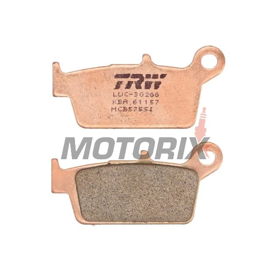 Brzdové destičky -TRW- MCB575SI, CPI Sahel 125, Gas Gas EC/FSE/FSR/MC/SM 125-515cc, Honda CR/CRM/XR 50-650cc, Kawasaki KDX/KLX/KX 125-500cc, Suzuki DR-Z/RM 125-400cc, Yamaha WR/YZ 125-426cc