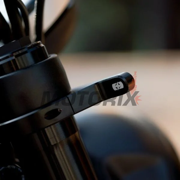 Sada předních LED blinkrů -OXFORD- DarkTurner, sekvenční, pro montáž na vidlice