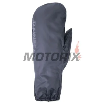 Nepromokavé rukavice -OXFORD- 2XL/3XL, pro motocykl/skútr, černé - univerzální