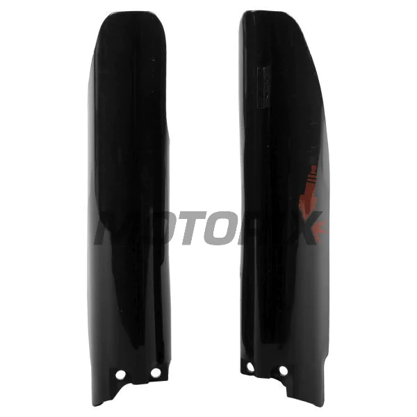 Chrániče přední vidlice -POLISPORT- černé, SUZUKI RM-Z 250/450 2007-2023