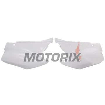 Zadní boční plasty -POLISPORT- bílé, HONDA CR 125/250 2000-2001
