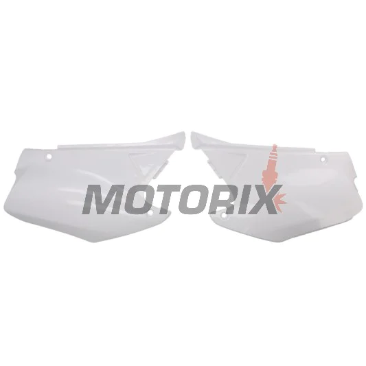 Zadní boční plasty -POLISPORT- bílé, HONDA CR 125/250 2000-2001