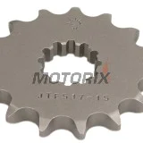 Přední pastorek -JT- JTF517,15, 15 zubů, Kawasaki GPZ 750 1985-1988, GPZ 900 1984-1994, ZR 1100 1992-1997, ZX 1100 1993-2001, ZX-12R 1200 2000-2005, ZX-14R 1400 2006-2020, ZZR 1100 1993-2001, ZZR 1200 2002-2005, ZZR 1400 2006-2019