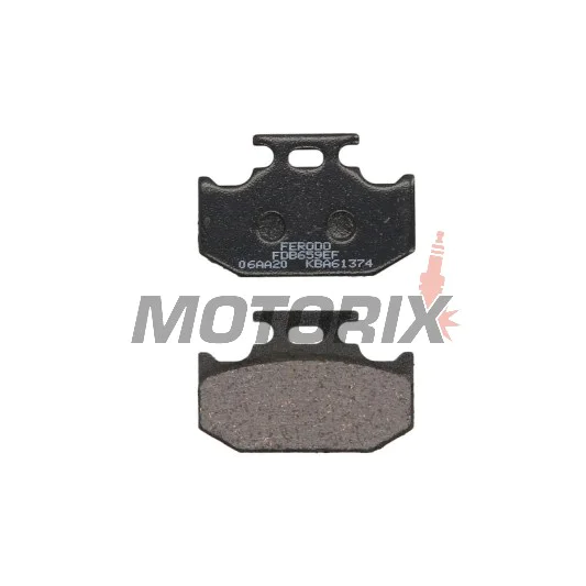 Brzdové destičky -FERODO- FDB659EF, Kawasaki KX, Suzuki DR/RM, Yamaha TT/WR/YZ 125-650 1989-2002
