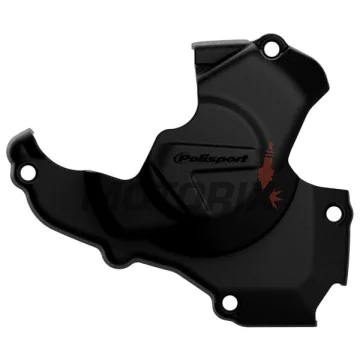 Chránič víka statoru -POLISPORT- černý, HONDA CRF 450 2010-2016