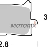 Brzdové destičky -BREMBO- 07HO62SA, Honda CRF Africa Twin/NT 1000-1100cc (2015-2022)