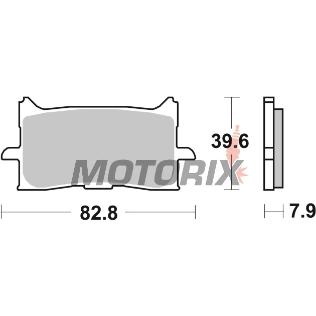 Brzdové destičky -BREMBO- 07HO62SA, Honda CRF Africa Twin/NT 1000-1100cc (2015-2022)