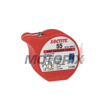 Těsnicí vlákno -LOCTITE- 55, pro vodní a plynové závity, 50m