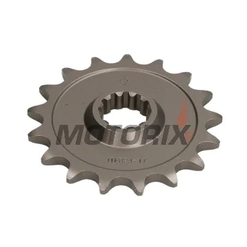 Přední pastorek -JT- JTF824,17, 17 zubů, Husqvarna CR 125/250 2000-2005, SM 450 2005-2010, SM 510 2004-2010, SM 530 2008-2009, SM 570 2001-2004, SM 610 1998-2010, SM 630 2010, SMR 450 2003-2010, SMS 630 2010-2011, TC 250 2002-2008