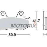 Brzdové destičky -TRW- MCB534, Honda ATC250R/350X, CH250 Spacy/Elite, CN250 Helix, CR50R/125R/250, FTR250, Lead100, MTX125, NES125/150, RX250RE, SCV100 Lead, SH125/150, TRX250R, XL250R/350R/600R, XLR250R, XR250R/350R/500R/600R, Peugeot Elyseo 125