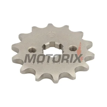 Přední pastorek -JT- JTF249,14, 14 zubů, Honda ANF 125 2003-2012, C 125 2019, MSX 125 2013-2017, NSR 75 1992-2000, ST 50 1987-1990, Kawasaki KLX 110 2002-2020, Suzuki DR-Z 110 2003-2005