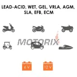 Nabíječka akumulátoru -4 RIDE- LAD000345Q, 6/12V - univerzální