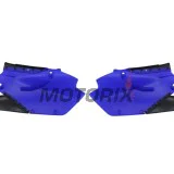 Zadní boční plasty -POLISPORT- černé/modré, YAMAHA YZ 250 2019-2023