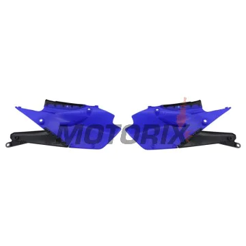 Zadní boční plasty -POLISPORT- černé/modré, YAMAHA YZ 250 2019-2023