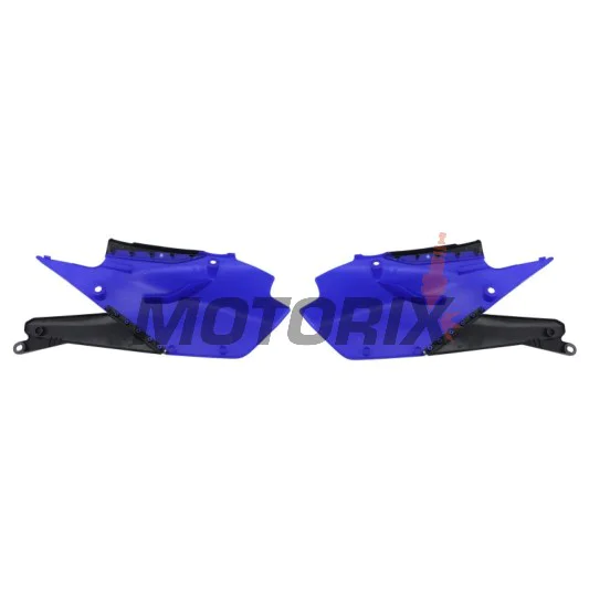 Zadní boční plasty -POLISPORT- černé/modré, YAMAHA YZ 250 2019-2023