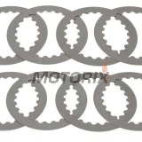 Sada ocelových spojkových lamel -TRW- MES393-8, Husaberg FC 450 (2004-2006), FE 450/450E (2003-2006), FS 450E (2005-2008)